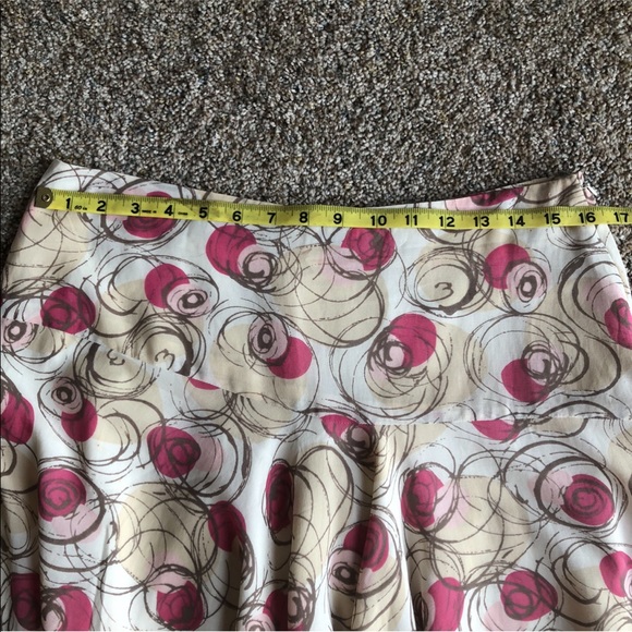 Liz Claiborne ~ Handkerchief Skirt - Silk & Cotton - Picture 5 of 12